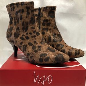 Impo Stretch Leopard Bootie W Kitten 